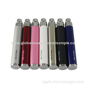 Hot Ego-c Twist Variable Voltage Batteries for Electronic Cigarettes, 650, 900, 1,100mAh Capacity